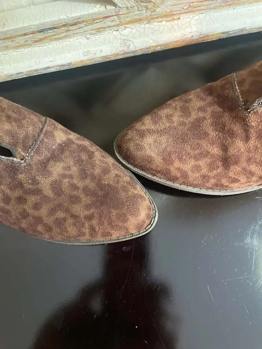 Coconuts by Matisse Addie Scalloped Leopard Print Booties Size 8M
